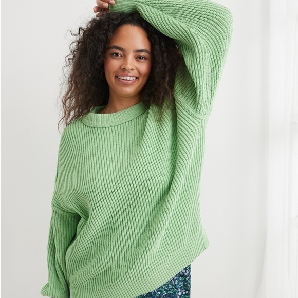 AERIE BEYOND CHENILLE SWEATER - Picture 2 of 16